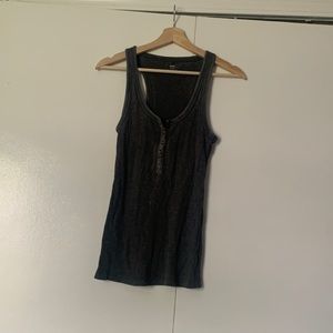 Dark grey aerie tank